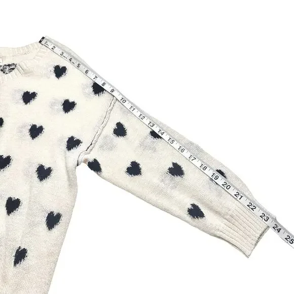 Moth Anthropologie | Women | Alpaca Wool Blend Heart Open Knit Cardigan | Medium - Picture 5 of 11